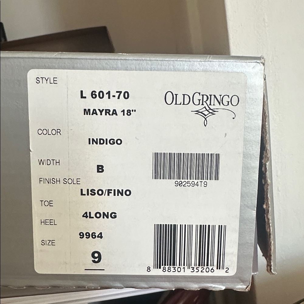 Old Gringo Indigo Heeled Boots - Picture 2 of 12